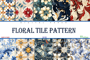 Floral Tile Pattern