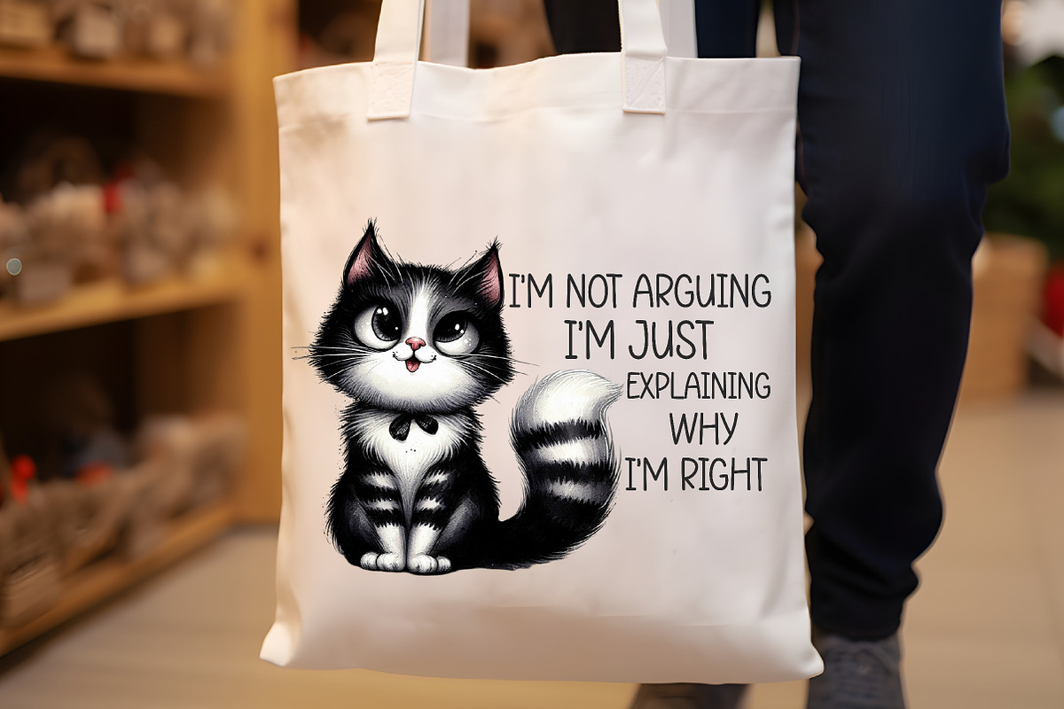 Funny Cat Sarcastic Sassy PNG, an Illustration by SinaCreation (Photo 4 of 20)