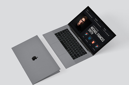 Laptop Business Card - Ux Designer