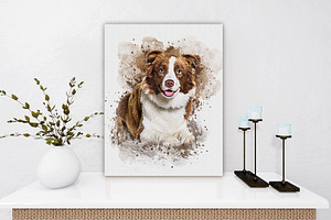 Dog Watercolor Painting Bundle