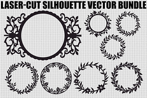 Minimalist Floral Wreath Designs, an Illustration by hafijul