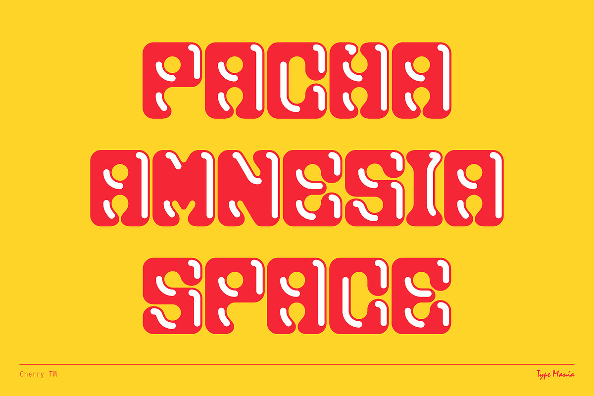 Cherry TM – Hot & Heavy Display Font, a Serif Font by Type Mania (Photo 5 of 14)