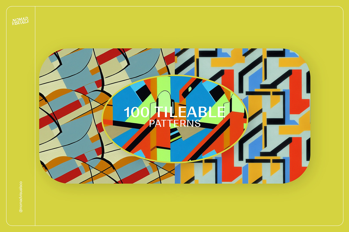 Bauhaus Paintings, a Decorative Illustration by Nomad Visuals (Photo 16 of 21)