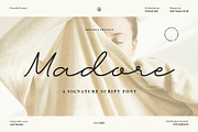 Madore Elegant Signature Script Font, a Handwritten Font by Heinzel Std (Thumbnail 1 of 10)