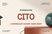 Cito - Minimalist Luxury Serif, a Serif Font by Astuti Studio (Thumbnail 2 of 28)