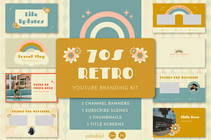 Youtube: 70s Retro Branding Kit
