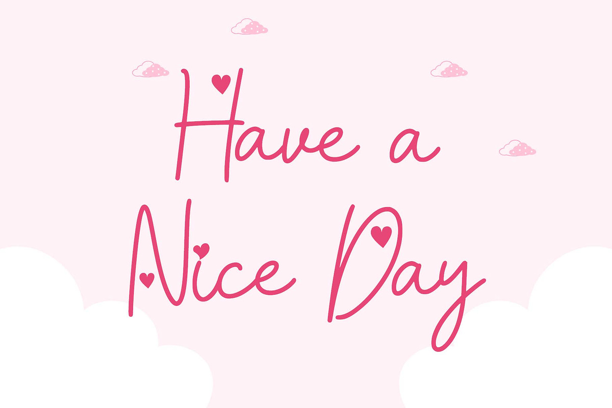 Aisha Valentine, a Handwritten Font by Yoga Letter (Photo 4 of 6)