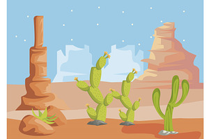 Wild Desert Scene