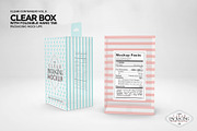 Clear Box Foldable Hang Tab Mockup, a Packaging Mockup by INCDesign (Thumbnail 4 of 8)
