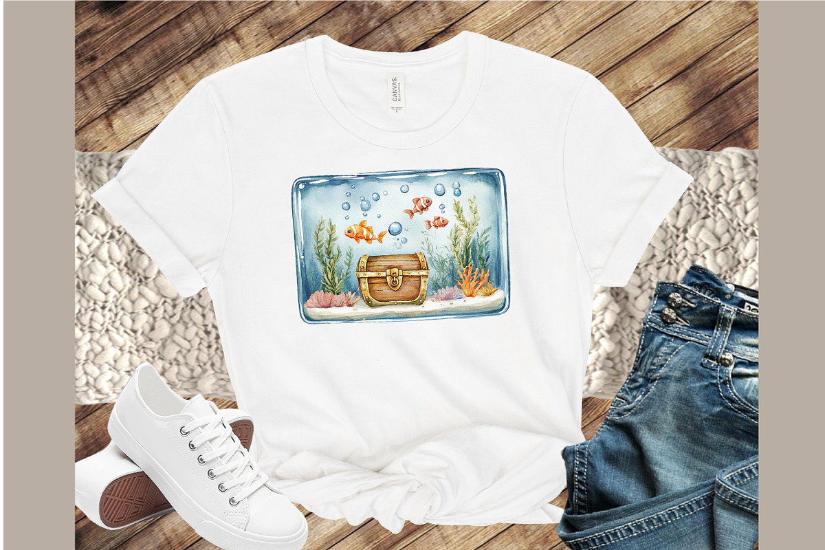 Pastel Aquarium Clipart, an Illustration by Sublimation Artist (Photo 4 of 6)