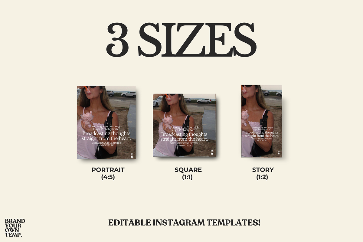 Podcast Instagram Template, a Templates & Theme by BYOTstudios (Photo 4 of 11)