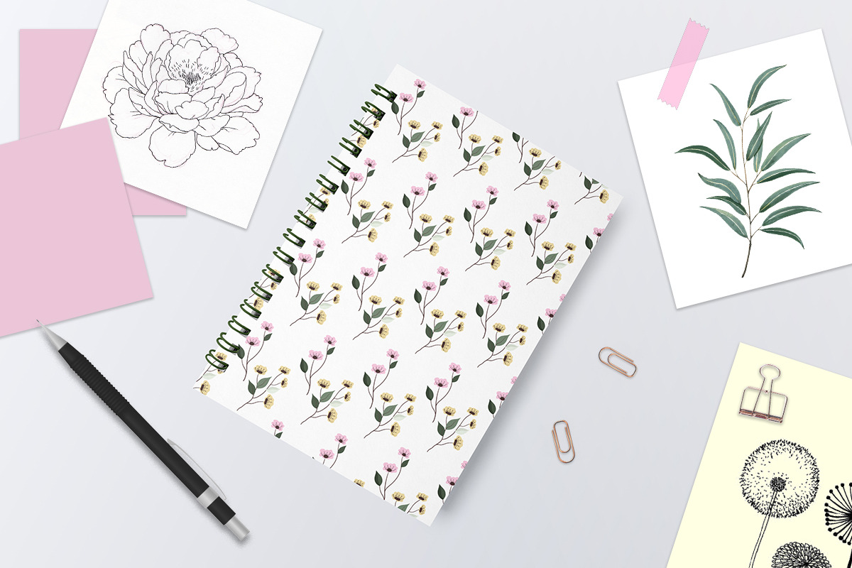 Awesome Blossom alphabet, a Symbol Font by Alice_Evans (Photo 11 of 16)