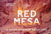 RED MESA by Abby Leighton, a Sans Serif Font by Abby Leighton Studio (Thumbnail 1 of 3)