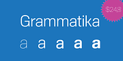 Grammatika, a Sans Serif Font by Aleksandr Sukiasov (Thumbnail 1 of 7)