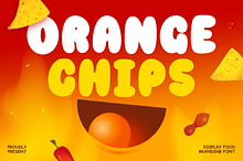 ORANGE CHIPS - Food Font