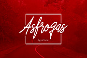 Asfrogas Typeface, a Script Font by alit design (Thumbnail 1 of 7)