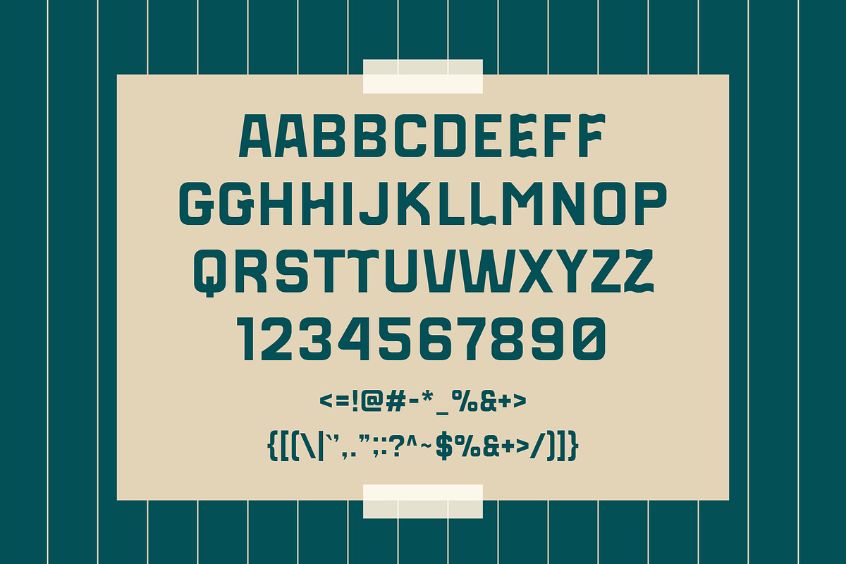 SFC Rimowa, a Sans Serif Font by Skilline Supply Co. (Photo 3 of 7)