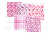 Pink Baby Girl Digital Paper, a Pattern Graphic by GlamArtZhanna (Thumbnail 2 of 3)