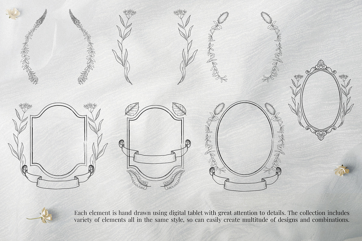 Hand Drawn Vector Vintage Mushrooms, a Decorative Illustration by foxsong (Photo 6 of 12)