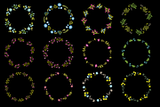 Floral vector AI wreaths and brushes, an Object Graphic by bigmomentsdesign (Thumbnail 8 of 11)