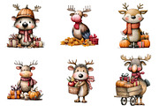 Whimsical Thanksgiving Clipart, an Illustration by DreamArtGraphic (Thumbnail 5 of 5)