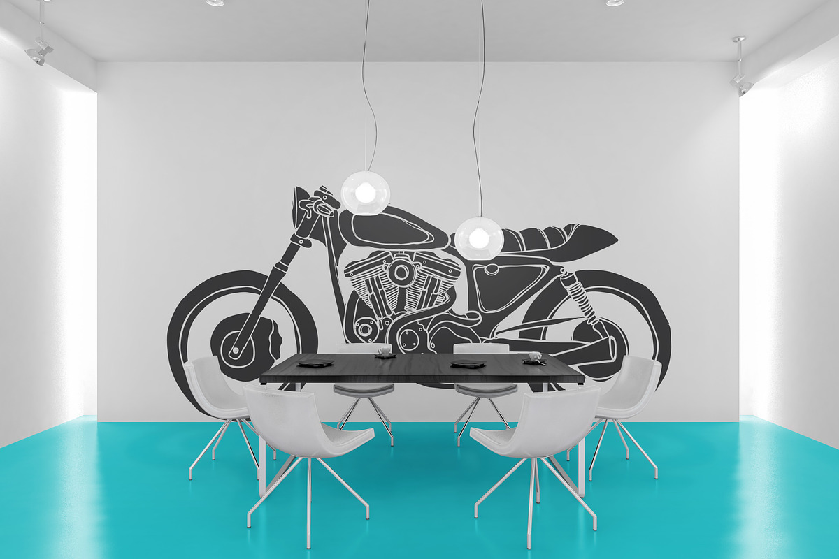 Vintage Hand-drawn Motorcycles, a Texture Illustration by dreamwaves (Photo 4 of 4)