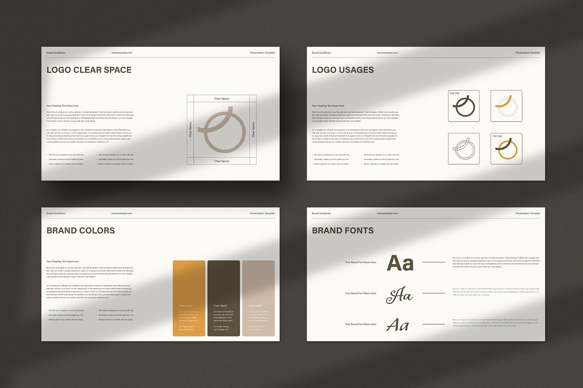 Brand Guideline Presentation, a Presentation Template by Artisan Vibes (Photo 7 of 9)