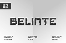 Belinte Unique Sans Font
