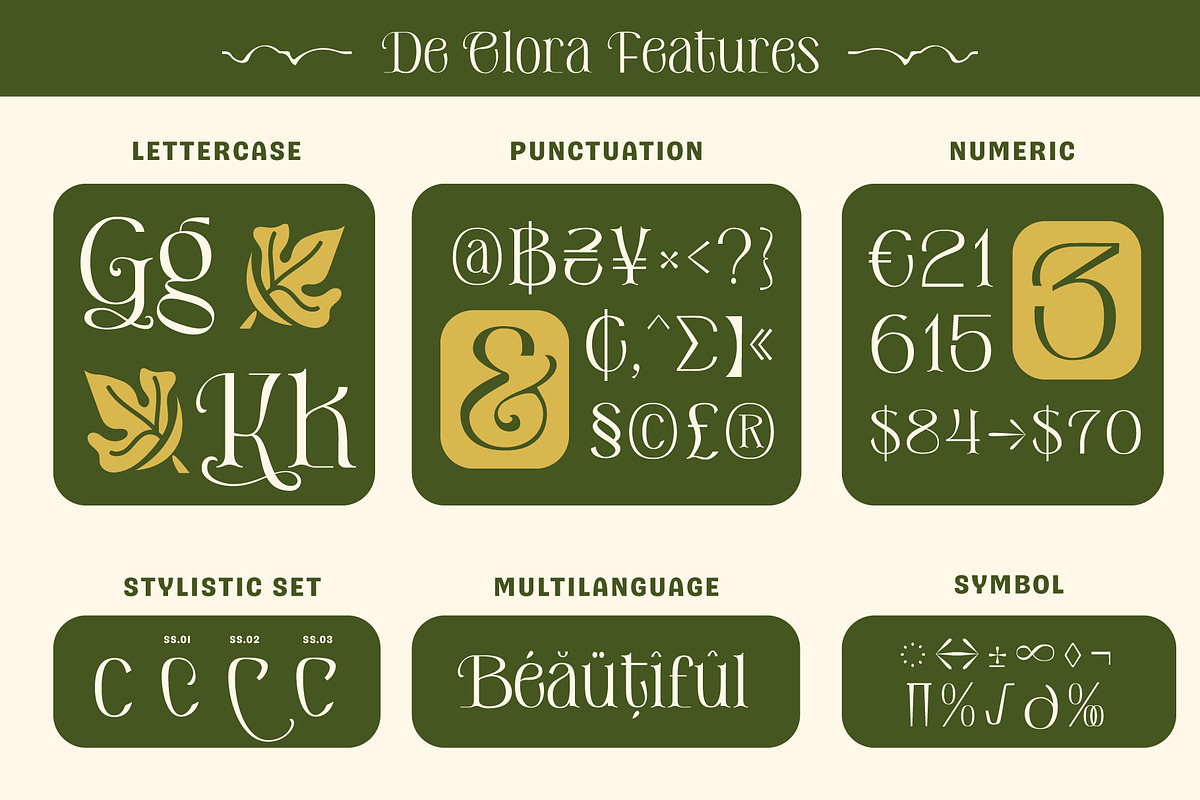 De Elora | Contemporary Art Nouveau, a Sans Serif Font by StoricType (Photo 3 of 17)