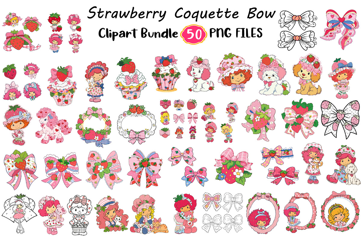 Strawberry Coquette Bow, an Illustration by Digital Artistic99 (Photo 1 of 11)