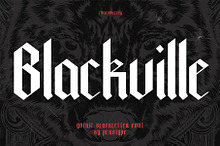 Blackville - Gothic Blackletter Font