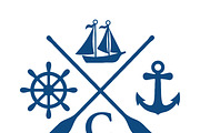 Nautical Adventure Emblem Design, an Object Illustration by CarWrap design (Thumbnail 3 of 3)