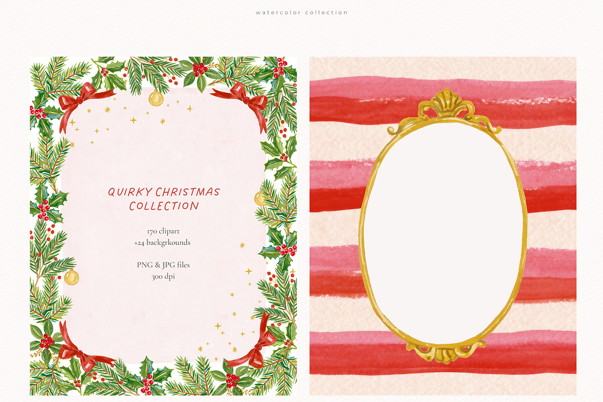Quirky Christmas Collection, a Seasonal Illustration by PeDe Designs (Photo 4 of 10)