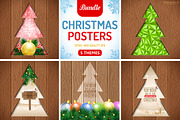 Christmas Posters, a Texture Illustration by TAlex (Thumbnail 1 of 6)
