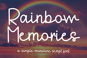 Rainbow Memories, a Handwritten Font by InermediaSTUDIO (Thumbnail 1 of 8)