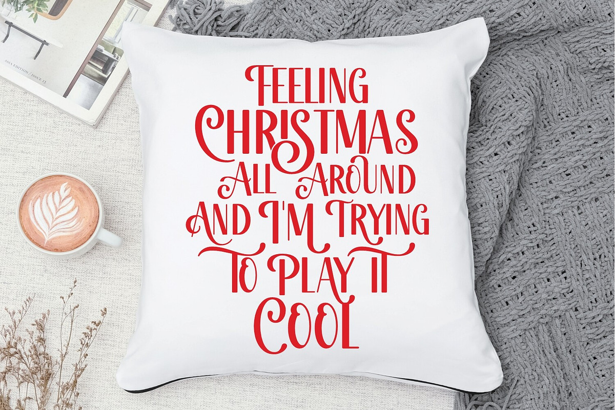 Dancing Christmas Font, a Script Font by Akrinity Digital (Photo 4 of 8)