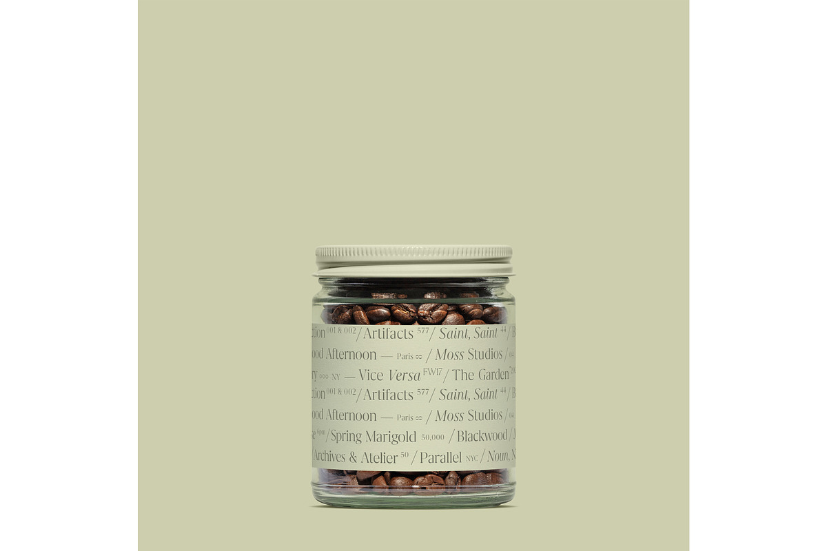 Coffee Bean Jar Mockup, a Cups & Container Mockup by Copal (Photo 9 of 17)