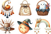 Boho Halloween Trick or Treat PNG, an Illustration by Designking (Thumbnail 3 of 4)