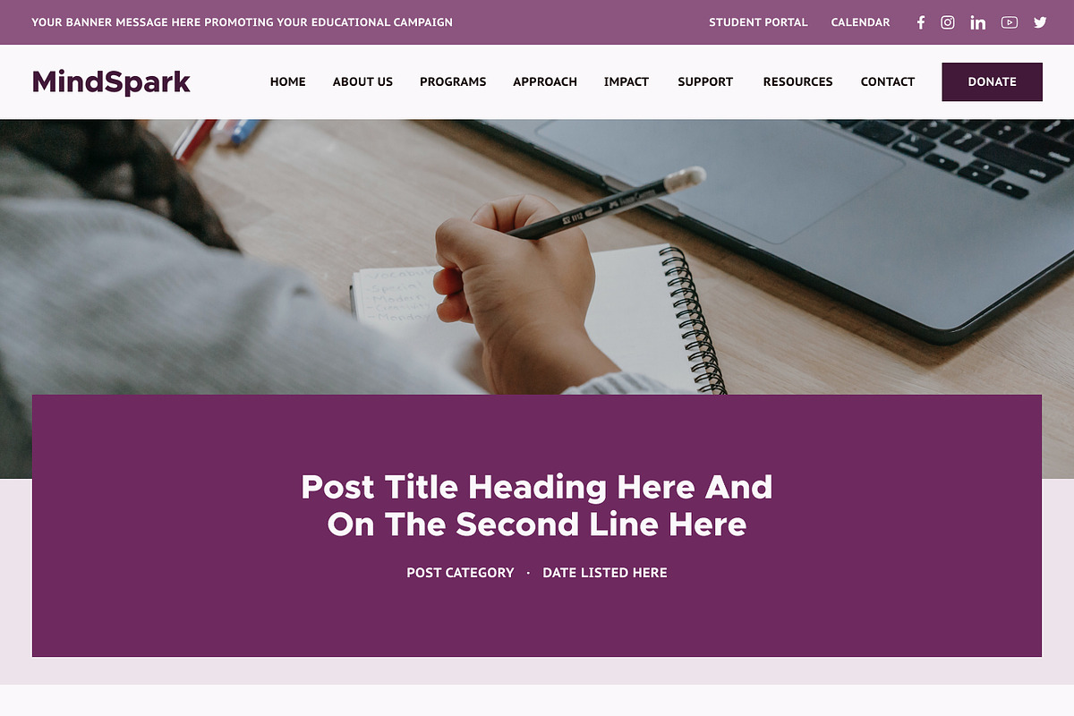 Education Showit Website Template, a WordPress Template by Studio Humankind (Photo 15 of 20)