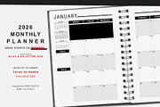 2026 Monday Start Ultimate Planner, a Stationery Template by MNT-Creator (Thumbnail 3 of 10)