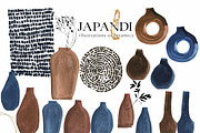Japandi Abstract Watercolor Clip Art, a Decorative Illustration by whiteheartdesign (Thumbnail 20 of 24)