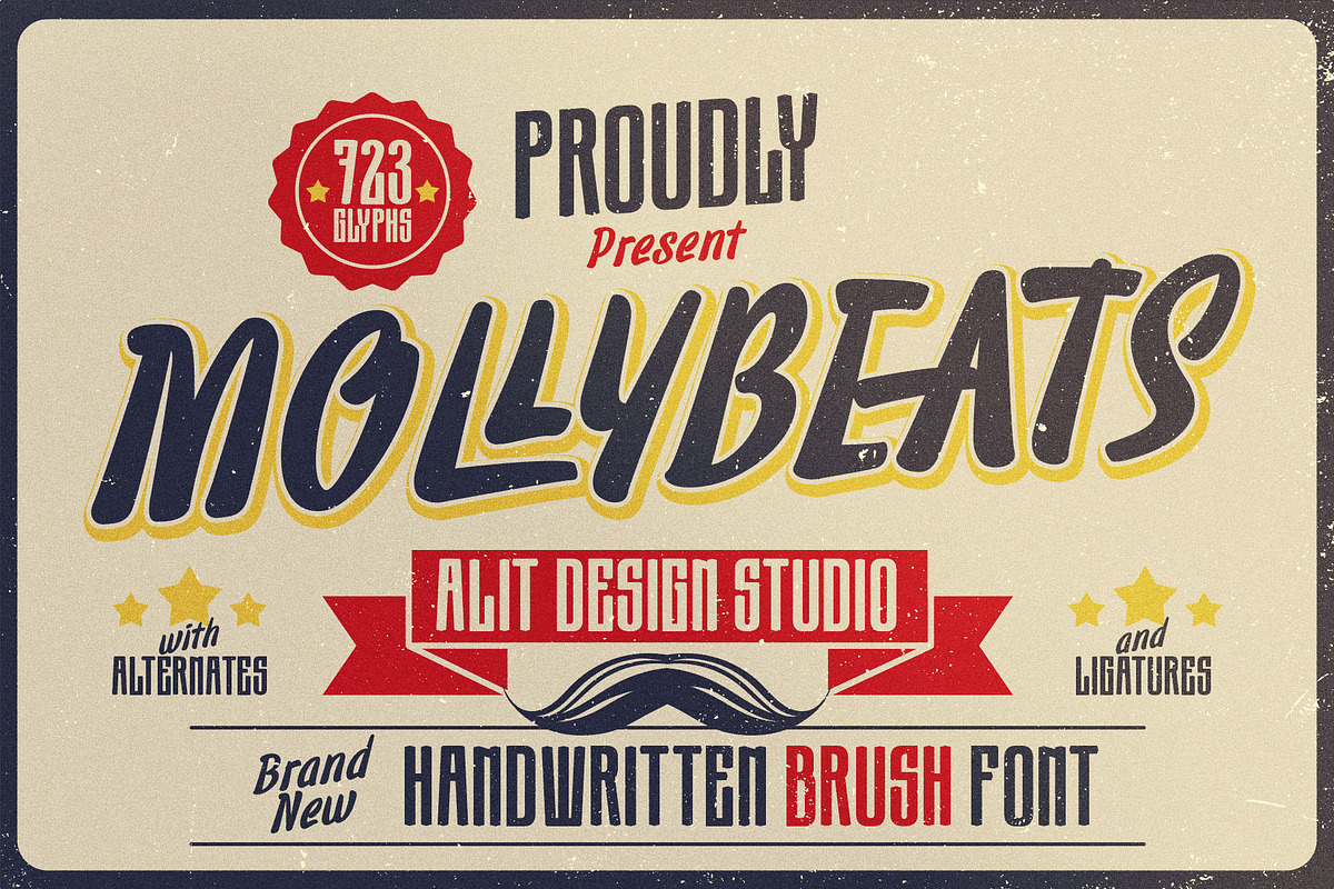 Molly Beats Handwritten Font, a Script Font by alit design (Photo 1 of 15)