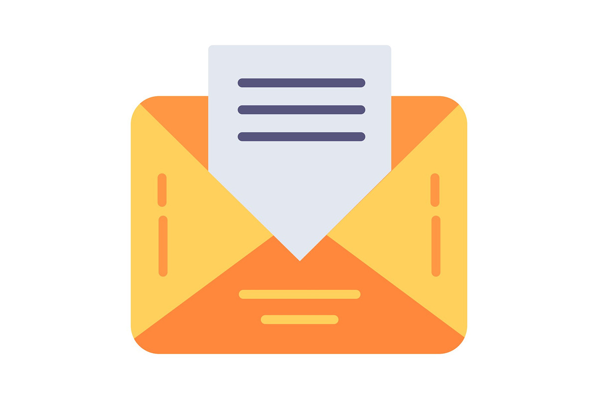 Email Flat Icon, a Duotone Icon by Pexelpy (Photo 1 of 2)