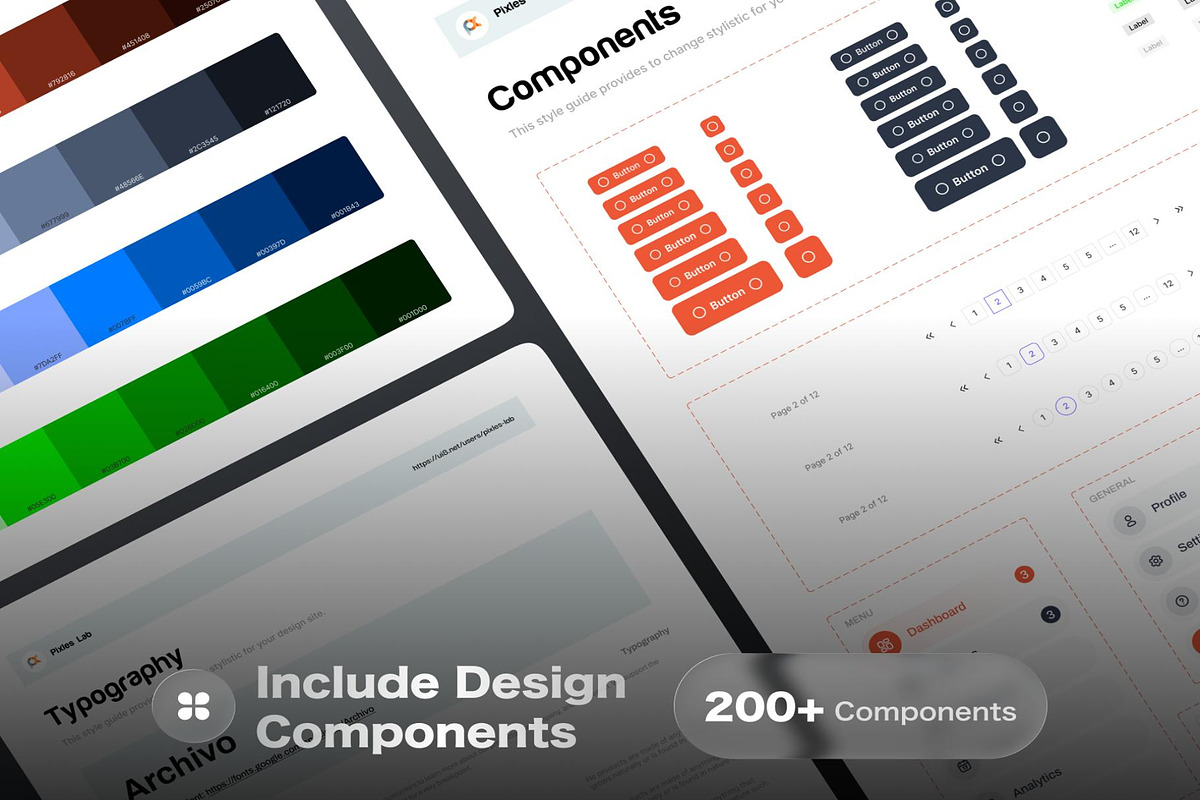 Shiko Learning Management System, an UI Kit Template by Creative Perspective (Photo 4 of 8)