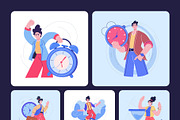 Time Management Illustration Art Set, a Work Illustration by Creative Stall (Thumbnail 7 of 10)