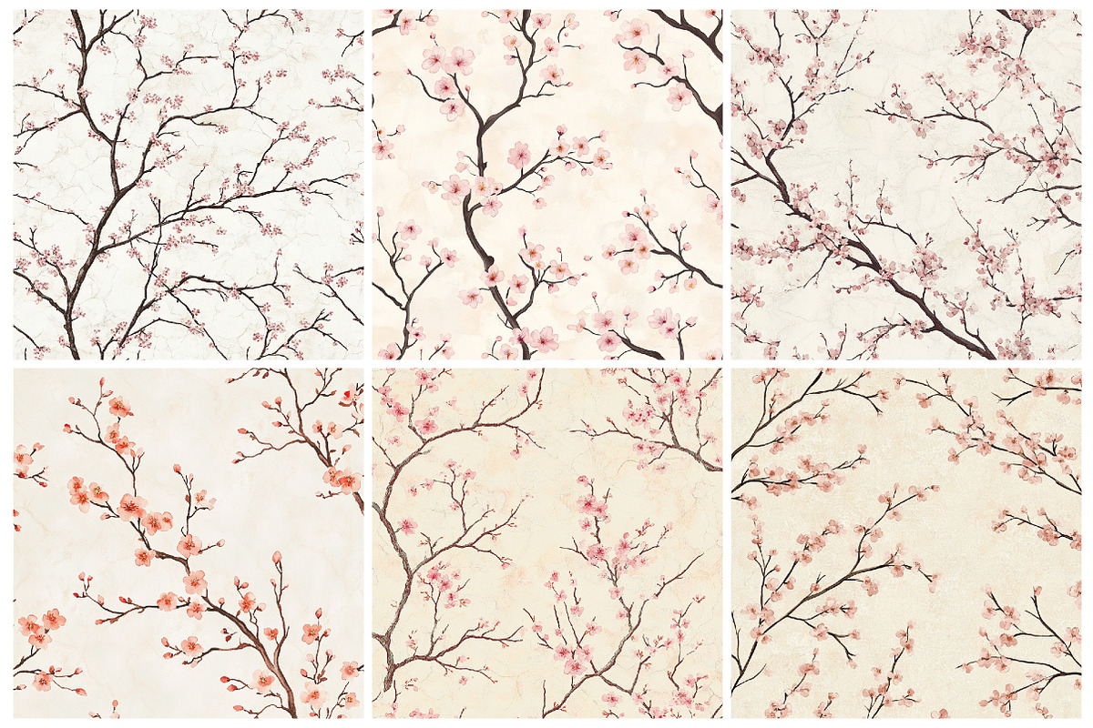 Pink Sakura Printable Texture, a Texture Graphic by CitraGraphics (Photo 8 of 9)
