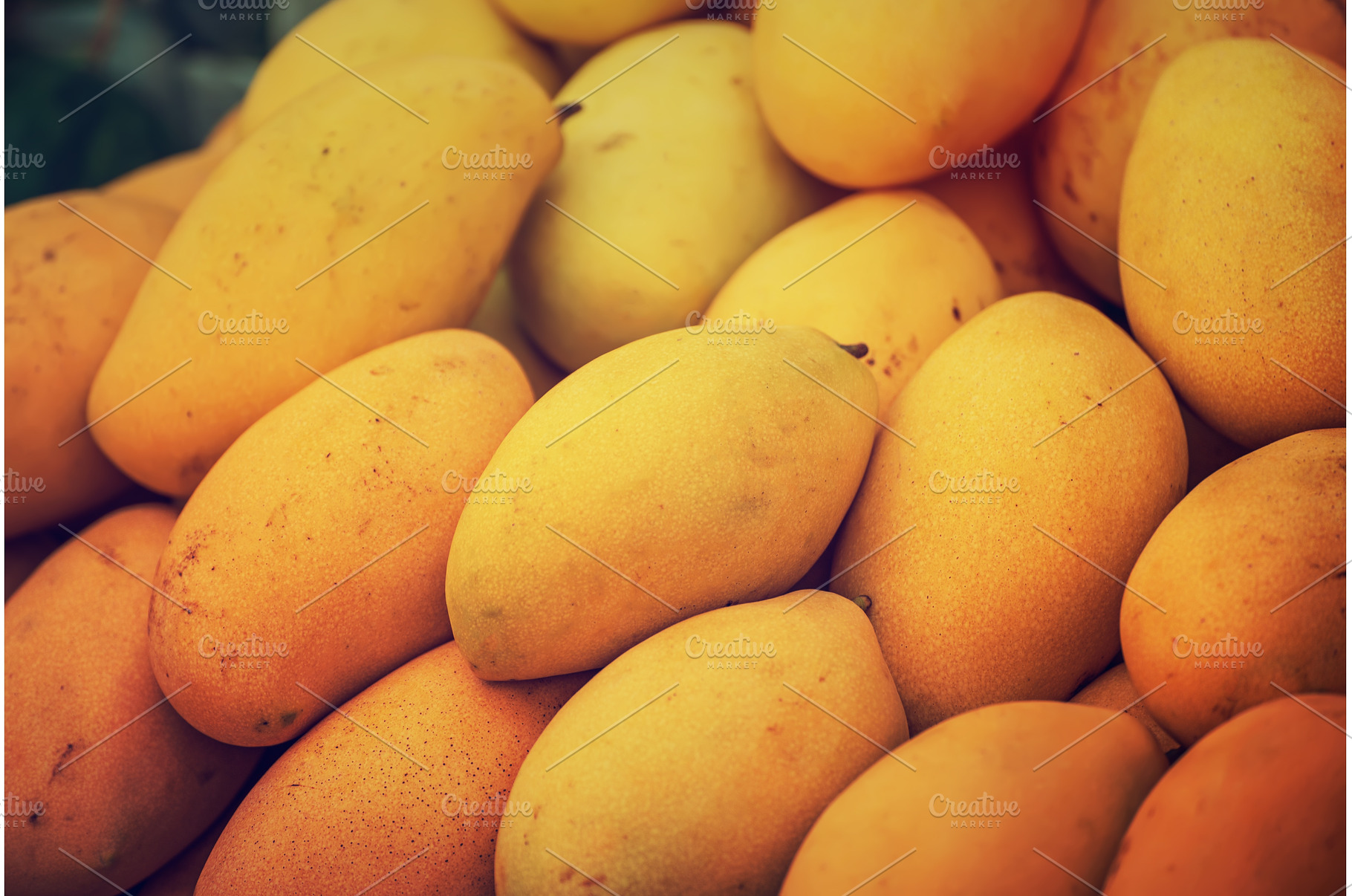Mango on the market, a Food & Drink Photo by Nature and travel