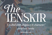 Tenskir - Serif Font, a Serif Font by NDNL Studio (Thumbnail 1 of 9)