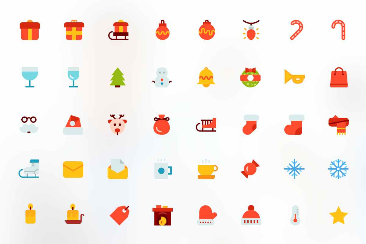 Merry Christmas Icons BUNDLE! -62%, an Icon by Limitless (Photo 2 of 4)