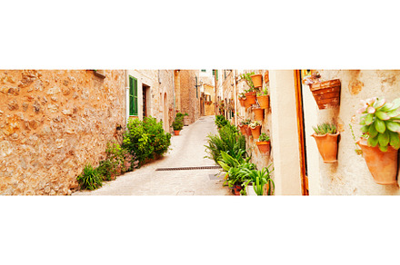 old town of Valdemossa, Majorca, an Architecture Photo by Neirfy